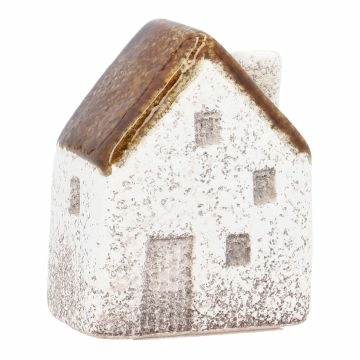 Haus Farbdach, dunkelbraun, 5.3 cm