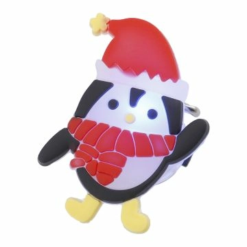 Blinklicht Weihnachten/Silikon, Pinguin