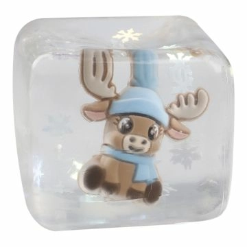 Quetsch-Würfel Xmas, Rentier, 5 cm