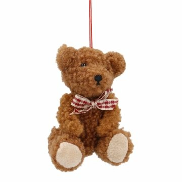 Anhänger Bär, Schleife, 10 cm