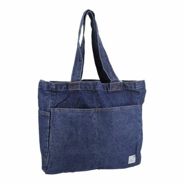 Shopper Jeans, dunkelblau, 40 cm