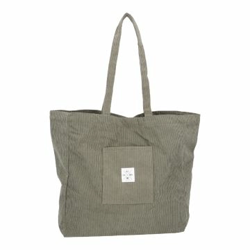 Shopper Cord, oliv
