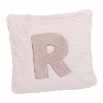 Kissen Buchstabe, R/rosa, 30 x 30 cm