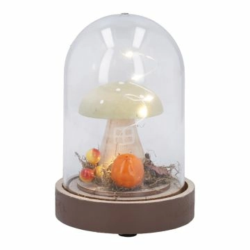 LED-Kugel Pilz, grün, 14 cm