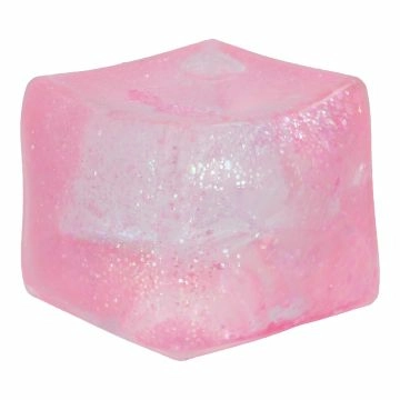 Quetsch-Würfel, pink, 7 cm