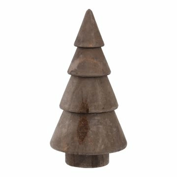 Tanne Stufen, braun/breit, 13 cm