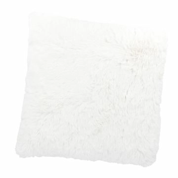 Kissen Fell, creme, 45 x 45 cm