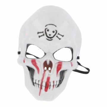 LED-Maske Totenkopf, Totenkopf auf Stirn
