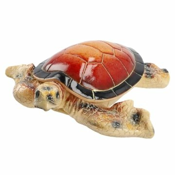 Schildkröte Willi, rot, 27 cm