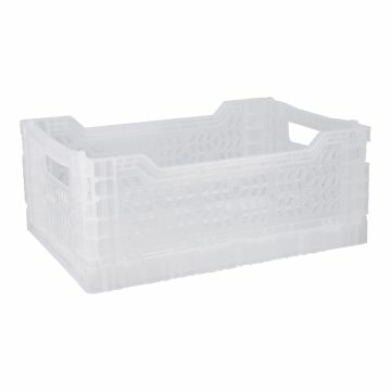 Klappbox, 34 x 24 x 13 cm, transparent