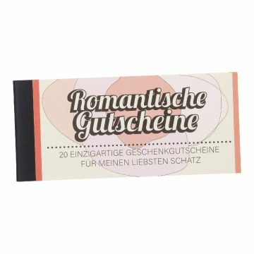 Gutscheinheft Romantik, 20 Stück