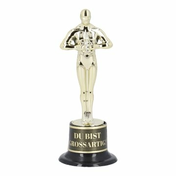 Siegerfigur, grossartig/gold, 13 cm