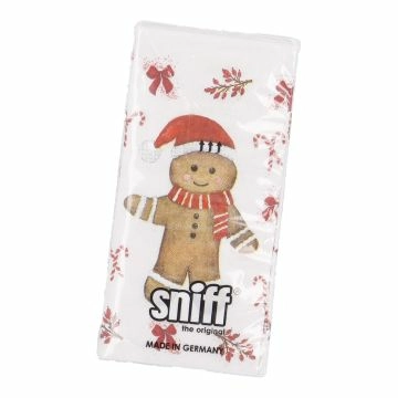 Taschentuch Xmas, Lebkuchen, 10 Stück