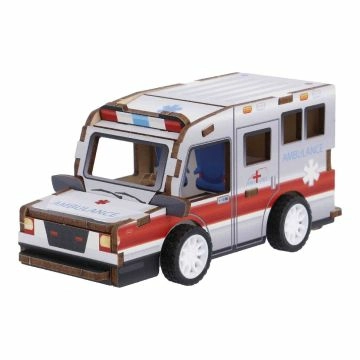 Bausatz 3D, Auto-Modell, Krankenwagen