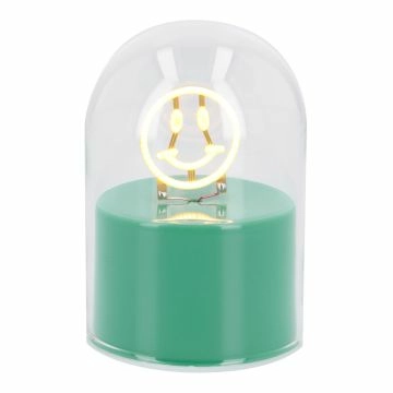 LED-Leuchte Smiley, grün, 7 x 10 cm