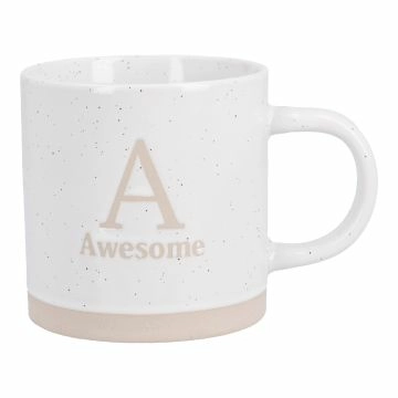 Becher Buchstabe/Feeling, Awesome, 380 ml