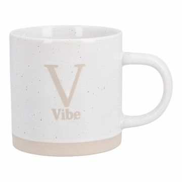 Becher Buchstabe/Feeling, Vibe, 380 ml