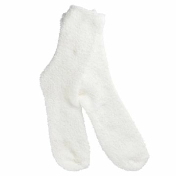 Kuschelsocken Uni, offwhite, One Size