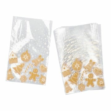 Folienbeutel, 10 Stück, Lebkuchen, 15 x 24 cm