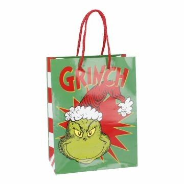 Geschenktüte Grinch, grün, 17.5 x 23 cm