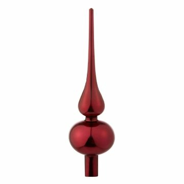 Baumspitze, rot glänzend, 25 cm