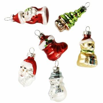 6er Set Mini-Ornamente, 5.5 cm