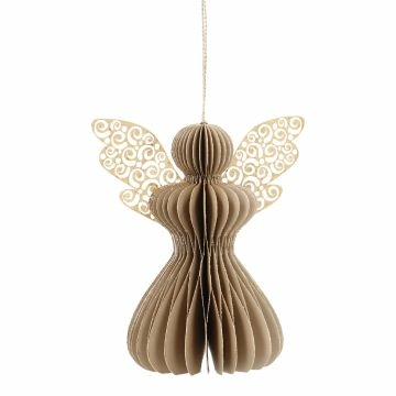 Anhänger Engel, sand, 12 cm