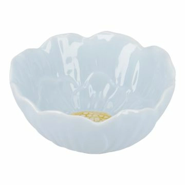Schale Blüten, hellblau, 12 cm