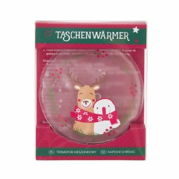 Taschenwärmer Weihnachten, Schneemann/Rentier