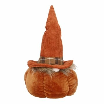 Deko-Wichtel Kürbis, braun, 20 x 32 cm