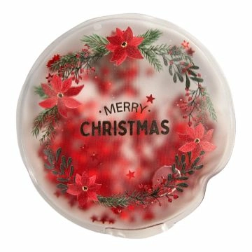Taschenwärmer Weihnachten, Kranz/Sterne