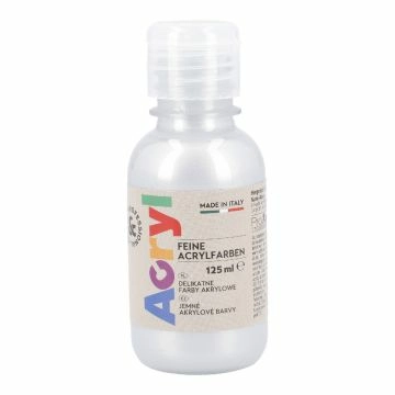 Acrylfarbe, silber, 125 ml