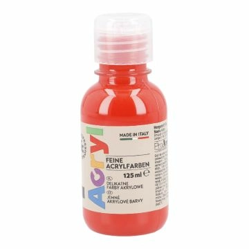 Acrylfarbe, zinnoberrot, 125 ml