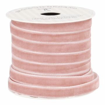 Geschenkband Samt, altrosa, 6 mm x 3 m