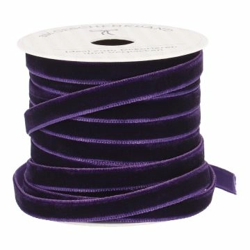 Geschenkband Samt, lila, 6 mm x 3 m