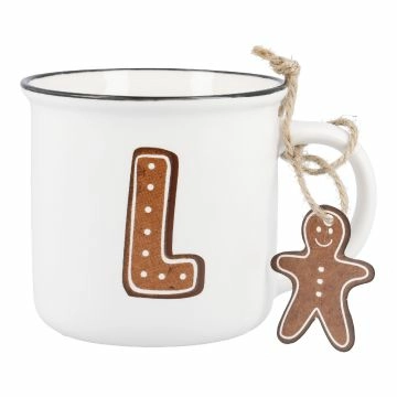 Becher Buchstabe/Lebkuchen, L, 380 ml