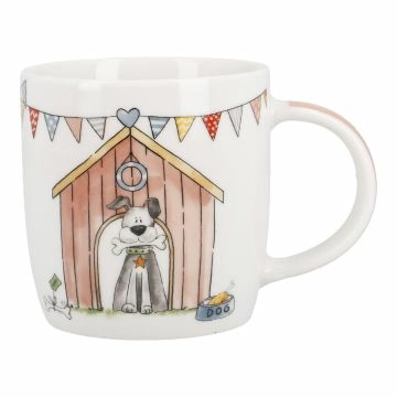 Becher Tier, Hund in Hütte, 330 ml