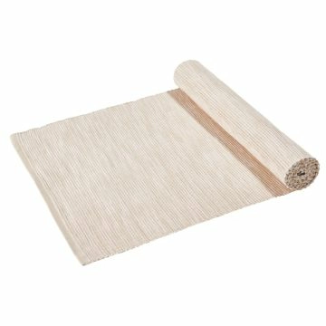 Tischläufer Anthea, beige/weiß