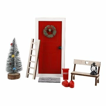 Wichteltür-Set, rot