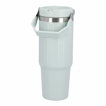 Isolierbecher mit Henkel, türkis, 900 ml