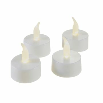 4er Set LED-Teelicht mit Timer