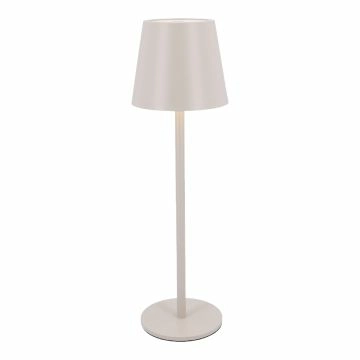 LED-Tischlampe Akku, creme, 37 cm