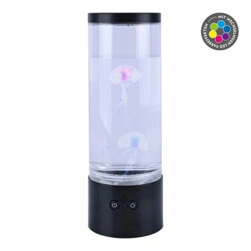 LED-Leuchte Qualle, blau/pink, 29 cm