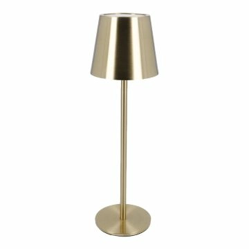 LED-Tischlampe Akku, gold, 37 cm