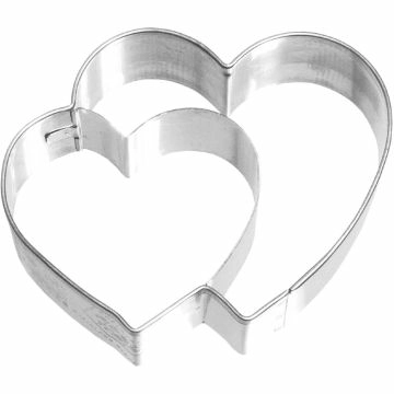 Ausstechform Doppelherz, 5.5 cm