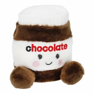 Kuscheltier Gesicht/Xmas, Chocolate spread, 12 cm