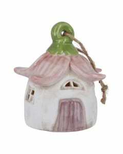 Anh&auml;nger LED-Bl&uuml;tenhaus, pink, 13 cm