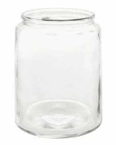 Glas-Windlicht Zylinder, dick, 19 x 24 cm