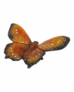 Schmetterling Amy, flach/orange, 10.5 cm