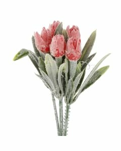 Deko-Stecker Tulpen, rot, 18 cm